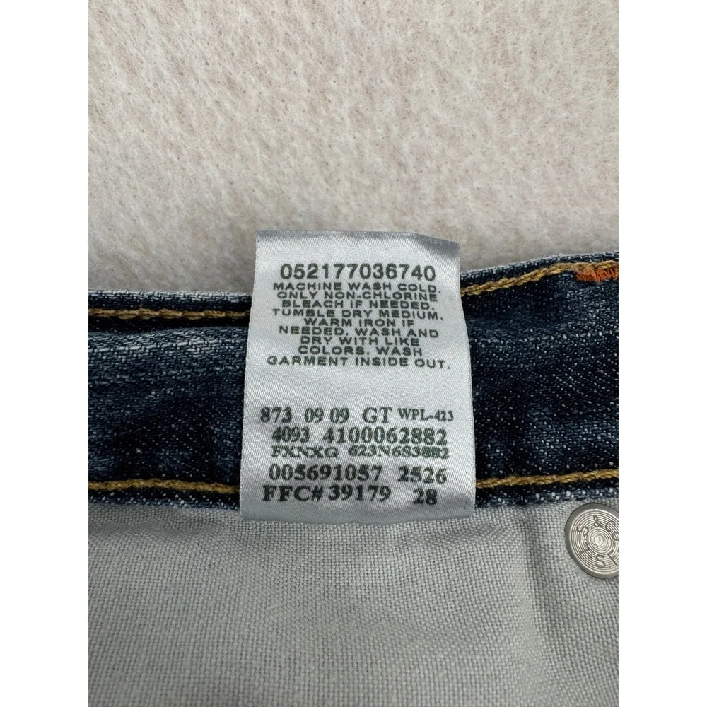 Levis 569 Loose Straight Leg Jeans Mens 40x30 (40x25 Hemmed) Blue Denim Workwear